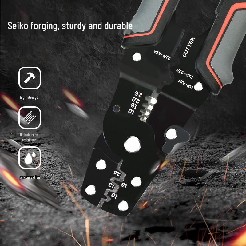 Deli 7.5-inch Wire Stripper and Crimper