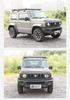 2023-2026 New Jimny Five-Door Exterior Guard: Mech Hood Stone & Sand Protection