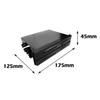 Car Universal Double/Single Din Radio Pocket Kit Drink Holder Storage Storage Cup Double Box Layer Box Multi-purpose Drawer I3P2