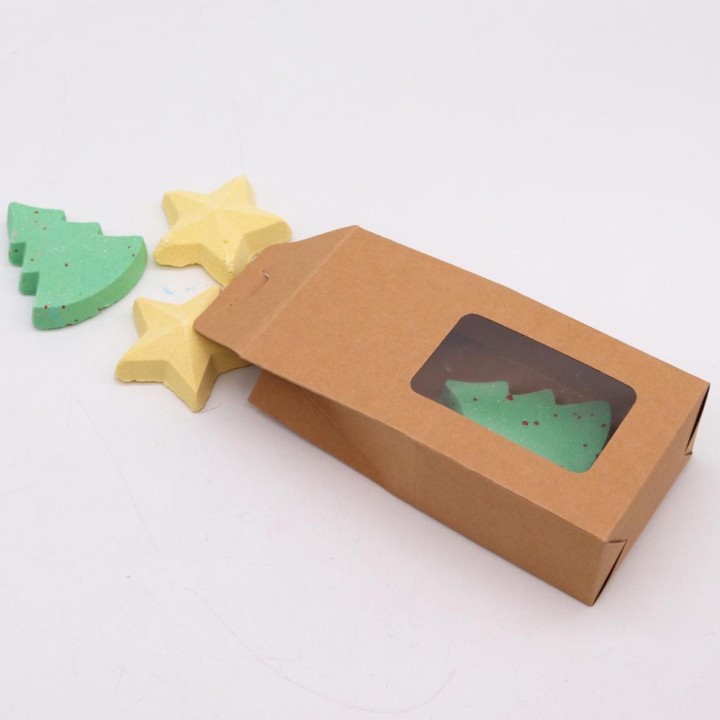 Bath Bomb Gift Set, Christmas 4-Pack