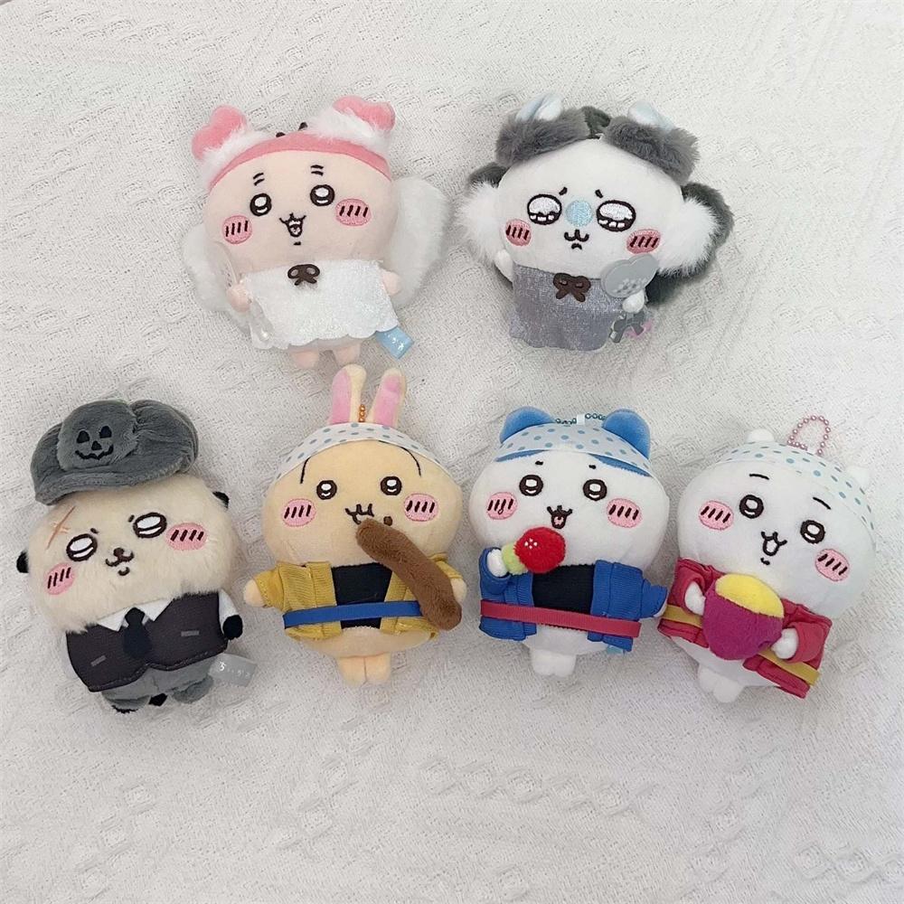 Halloween Angel Flying Mouse Bear 10Cm Pendant Keychain Plush Doll Toy