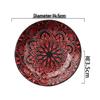 Bohemian 5-Inch Ceramic Underglaze Snack Plate - 2025 Model for Home Use