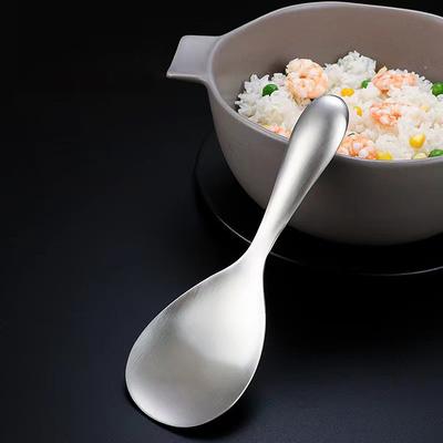 Thicken Stainless Steel Rice Spoon Japanese Style Long Handle Rice Cooker