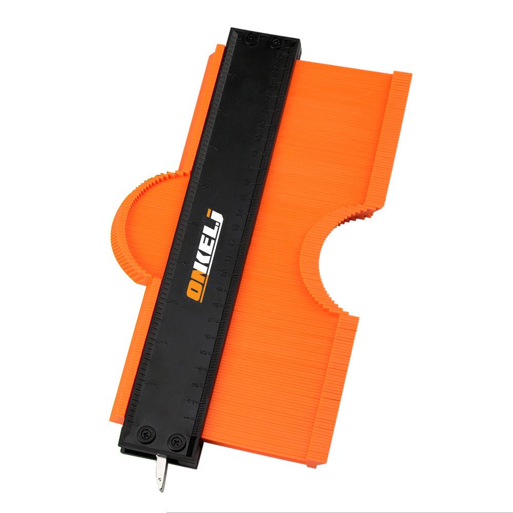 Multi-Size Contour Gauge Ruler - 5" & 10" ABS Plastic for Irregular Shapes in Woodworking