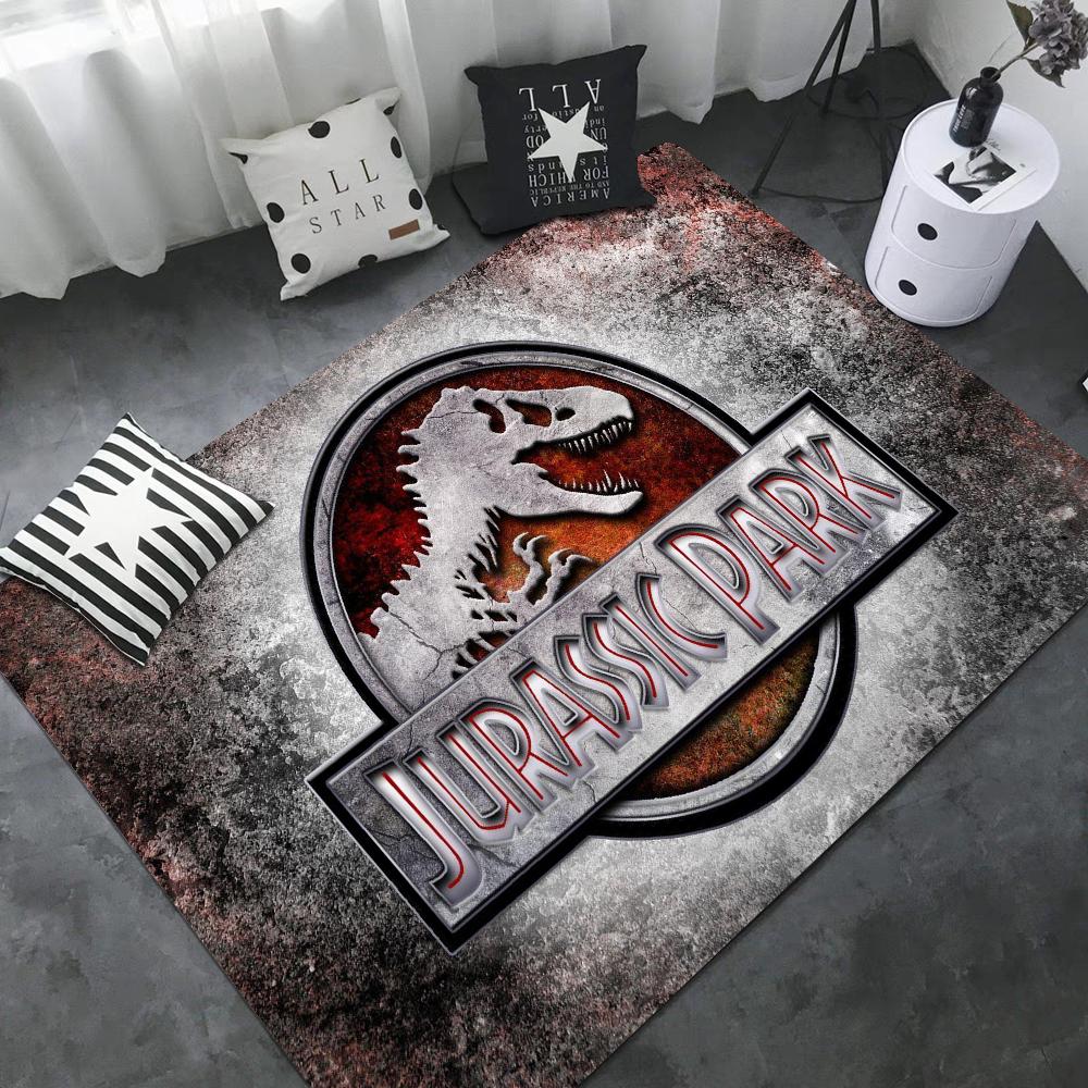 

Jurassic Park Room Mats Washable Non-Slip Living Room Sofa Chairs Area Mat Kitchen Alfombra 40x60cm