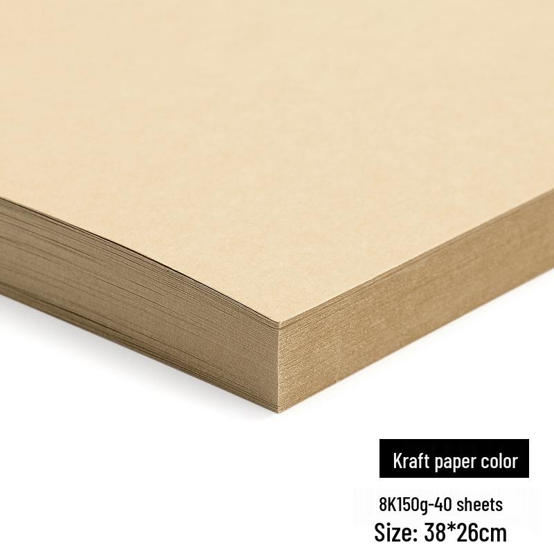 Kraft Paper DIY Origami & Art Cardstock: 4K/8K Round & Large, Thick and Durable for Wrapping and Crafting