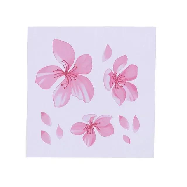 Car Sticker Cherry Blossom Floral Car Sticker Pink Auto Vinyl Decal Bumper Window Trim Waterproof Interior Car Styling