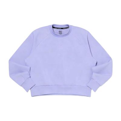 Nagino Round Neck Solid Color Long Sleeve Knitted Sweatshirt Women Sweatshirt 2032D370-500