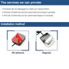 TOXU Mini Waterproof GPS GLONASS GNSS Car Antenna with 3m Cable High Gain 28dB for Vehicle Navigation and Tracking