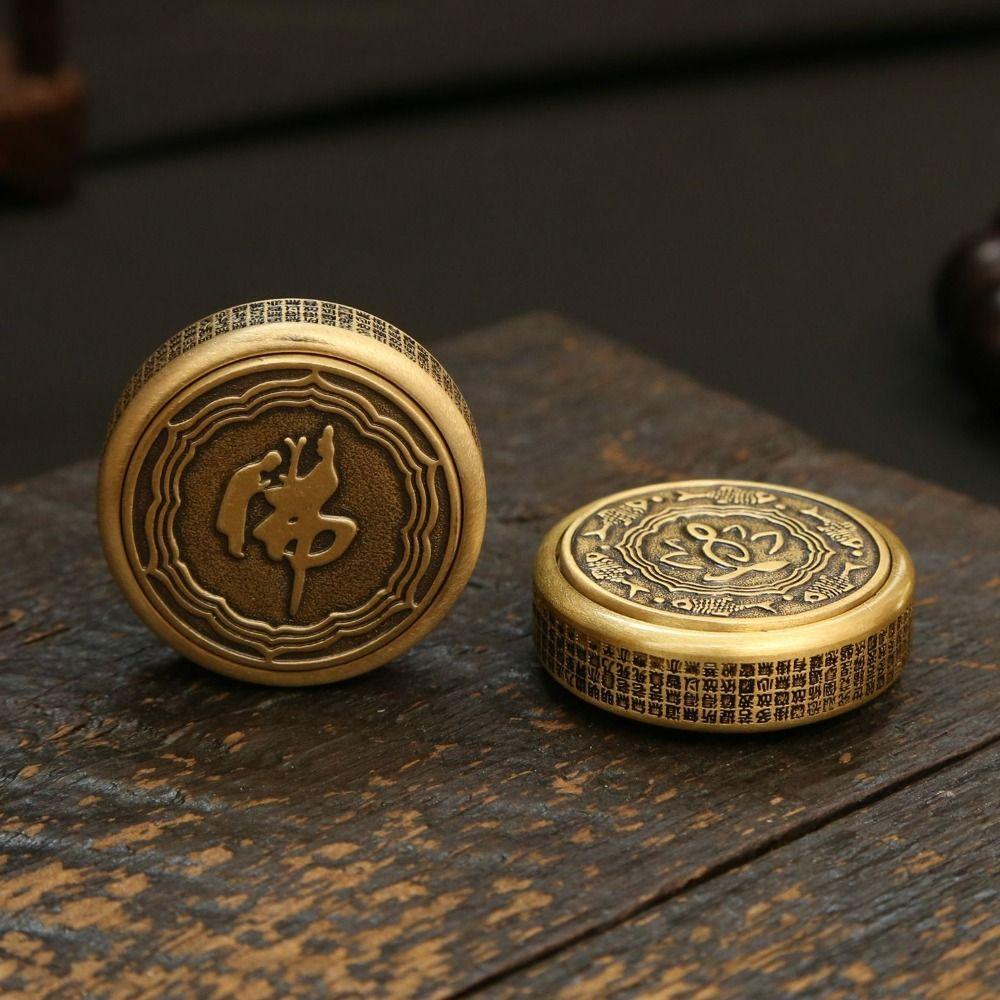 Zen Buddha Fidget Spinner Hand Spinner Rotating Gyroscope Fingertip Spinner  Kids Toy