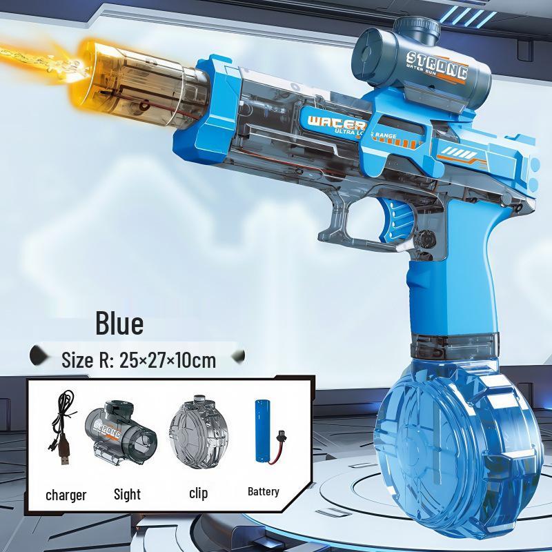 New Little Ice Mouse Electric & Manual Water Gun with Lights - Toy Gift for Boys