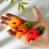 Heat-Resistant Silicone Pot Lid Holder With Carrot & Bell Pepper Design - Leak-Proof Non-Slip Kitchen Accessory, Keeps Lid Open To Reduce Spills
