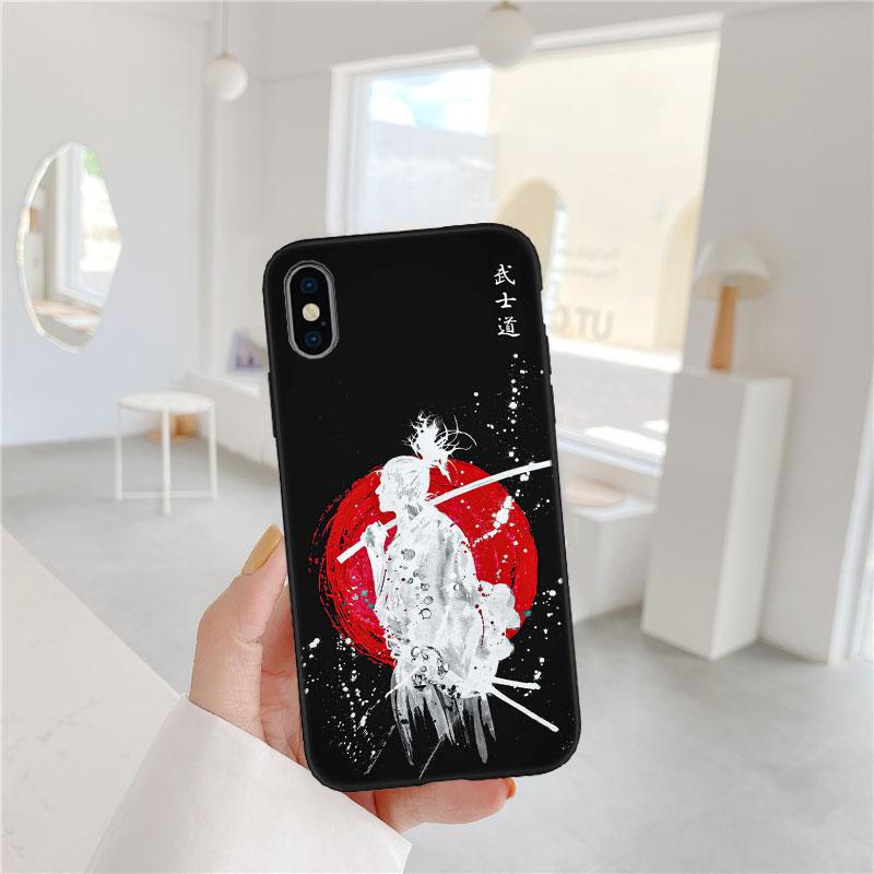 CJ71 Japan Samurai Mask Soft Shell Phone Case for Xiaomi Xiaomi Poco M4 M5 M6 M7 X3 X6 X7 F8 Ultra Pro GT NFC