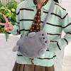 Creative Cute Seal Shoulder Pouch Adorable Adjustable Straps Cartoon Seal Handbag Soft PP Cotton Crossbody Bag Gifts
