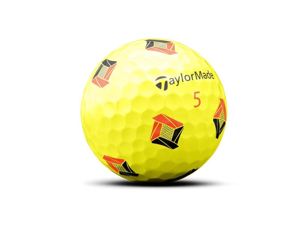 TAYLOR MADE TMJ24 TP5x Pix YLW JPN 12 Pieces Teepee Five X Pix Yellow Golf Ball 2024 Model Yellow