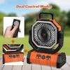 20,000Mah Portable Fan for Outdoor Camping, USB Rechargeable Fan Ideal for Fishing, Compact Tent Fan for Camping, Suitable for Outdoor And Indoor Use