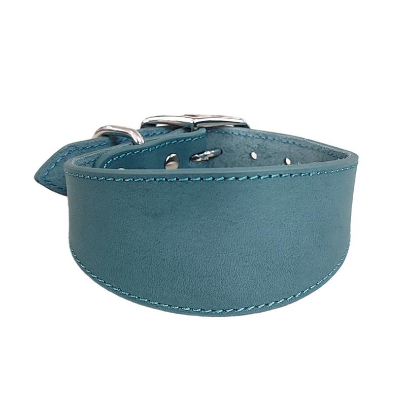 Collar Whippet Leather Soft Suede Pedded Wide Collars Lurcher and Italian Greyhound Saluki Sighthound Dog Supplies