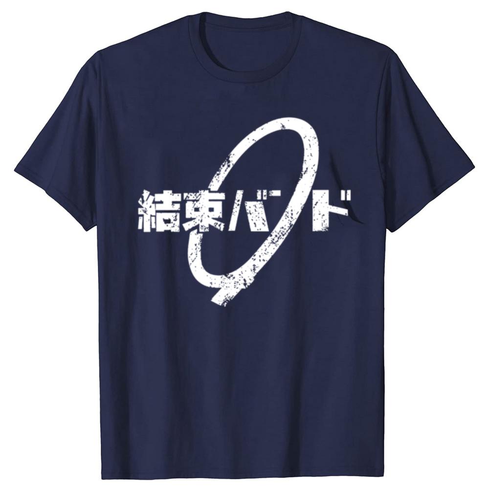 Kessoku Band Bocchi The Rock T-Shirt für Herren Niedlich Anime Lustig 100% Baumwolle T-Shirts Rundhals Kurzarm T-Shirts Druck Tops