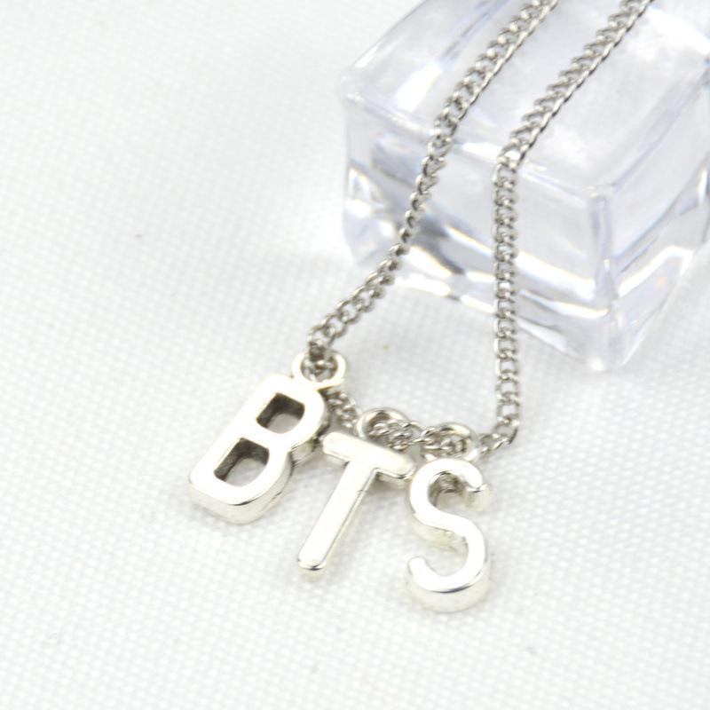BTS Letter Necklace, BTS Clavicle Chain, ARMY Collectible Gift