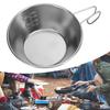 Stainless Steel Camping Sierra Cup Stackable Portable Stainless Steel Sierra Cup with Scale and Handle 310ml