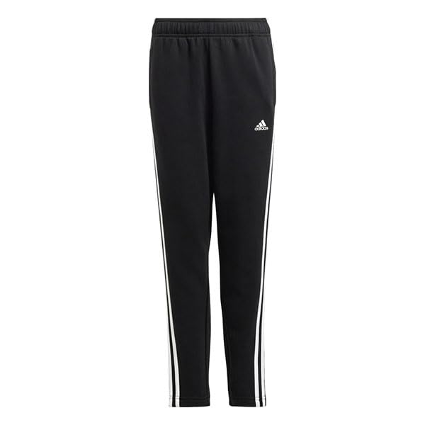 Adidas Tiberio Colorblock Fleece Tracksuit Set for J150 3-Stripes Kids, DTP57, Top Black/White/Grey Five, Bottom Black/White (IB4094)