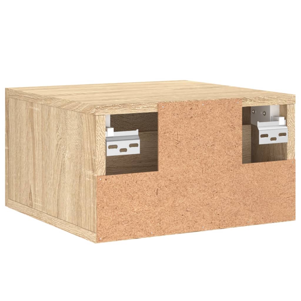 Hanging Bedside Cabinet, Sonoma Oak, 35X35X20 Cm
