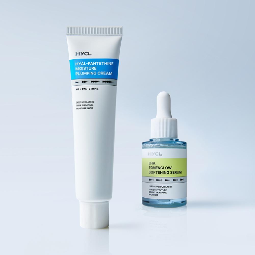 Hycl [set Of 2] Raha sOftening Serum 30ml + Fluffing Cream 70ml NONE