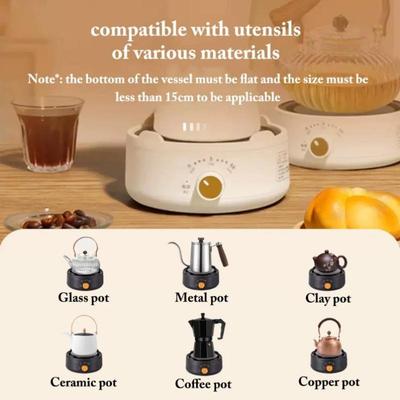 Mini Electric Ceramic Infrared Heating Stove Milk Water Boiler Heater Coffee Moka Countertop Burner Stew Pot Induction Cooker