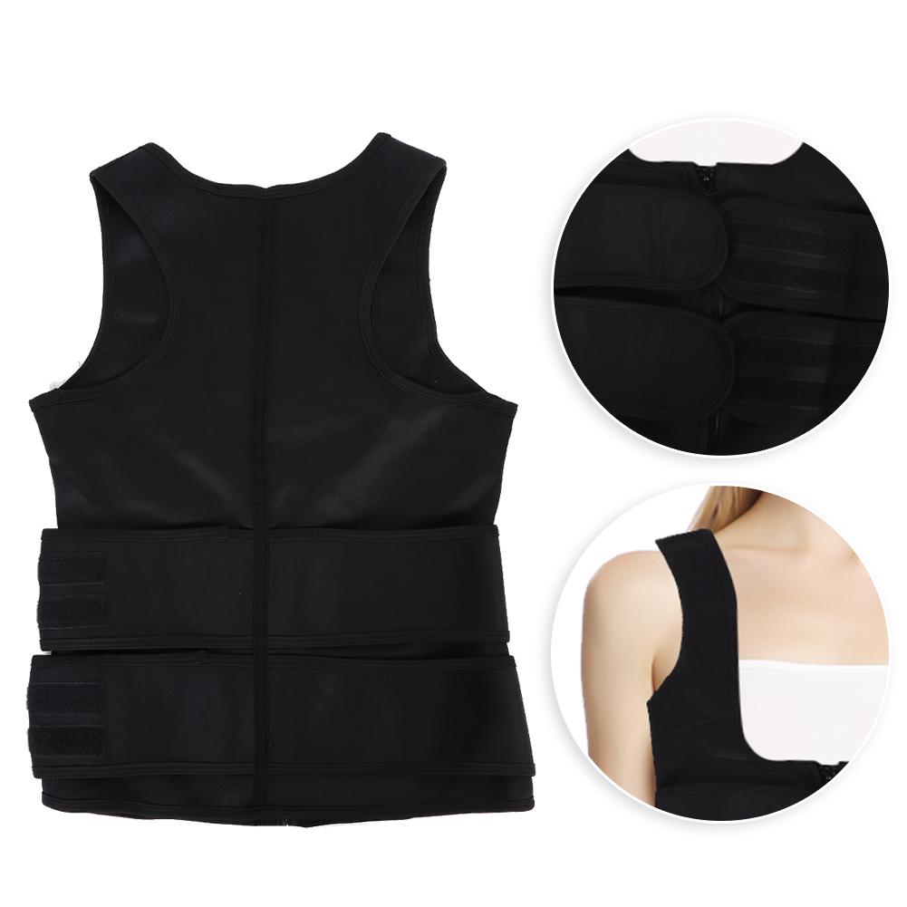 Women Fitness Body Shaper Vest Sweat Fat Burning Weight Loss Waist Trainer ShapewearXL