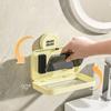 Mobile Phone Holder Suction Cup Waterproof Phone Box Bathroom Shower Phone Placement Box No Punching Rotatable Storage Box