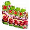 Kubuś Second Breakfast Apple Banana Chokeberry Raspberry Puree + Semolina 100 G X 4 Pieces