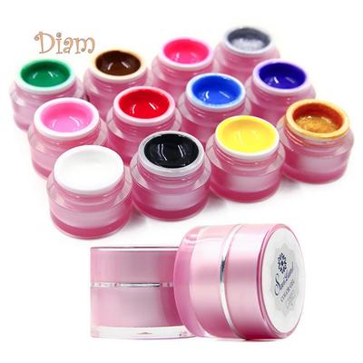 Diamo Soak Off UV LED Gel Polish Long Lasting Nail Varnish Base 3D Painting Lacquer