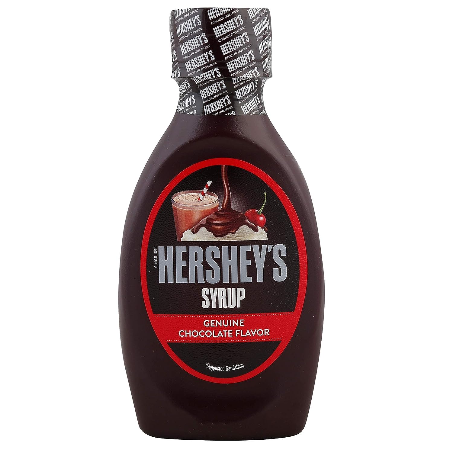 HERSHEY S Chocolate Flavored Syrup | Delicious Chocolate Flavor | 180-200 g Bottle (May Vary)|Liquid