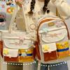 Schoolbag Japanese ins Sweet Wind School Bag Female Junior High School Student Fashion Color Matching Backpack Student Shoulder Bag High School 