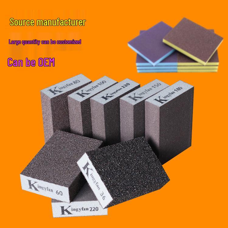 High-Density Sanding & Polishing Sponge for Wood, Metal & Walls