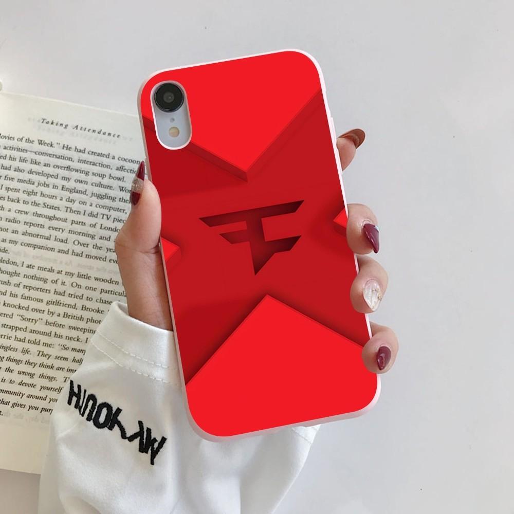 F-Fa-Ze C-Clan Logo Phone Case for iPhone 14 11 12 13 Mini Pro Xs Max 8 7 6 6S Plus X XR Solid Candy Color Case
