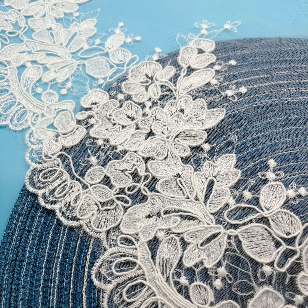 Rope Strand Barcode Embroidery Lace Women Lace Lolita Clothing Hem Accessories