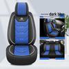 Universal Four-Season Car Seat Cushion Set – Five-Piece Linen & Ice Silk Full Coverage