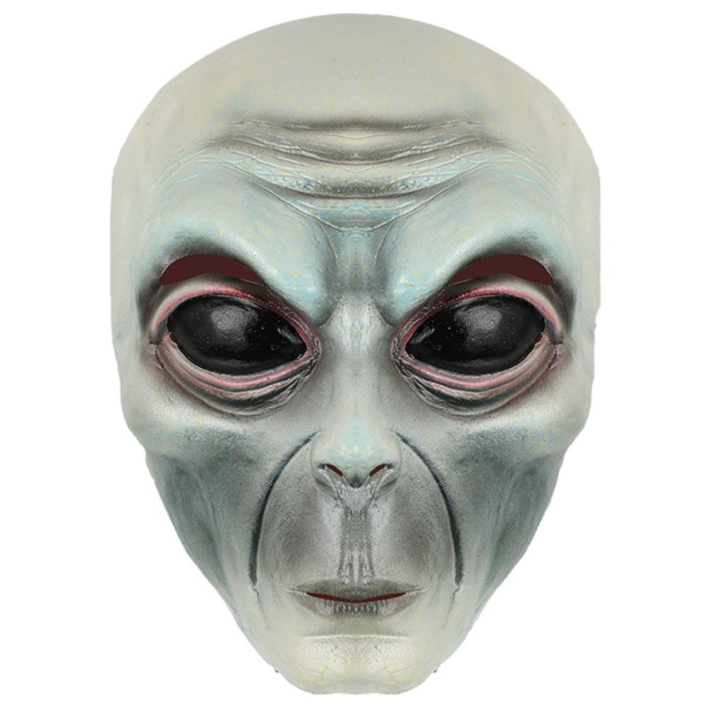 Masque intégral Masque d'extraterrestre Masque d'extraterrestre vert Masques d'extraterrestres Masque d'Halloween amusant Déguisement de Carnaval