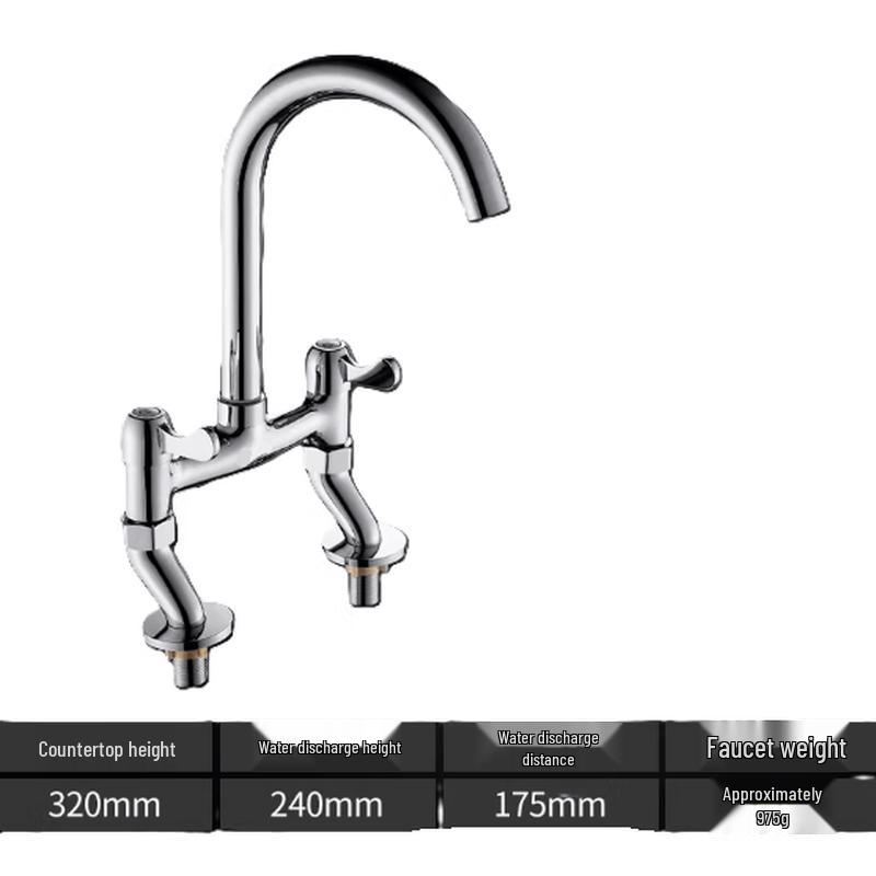 Fengzhi Classic Double Handle Faucet