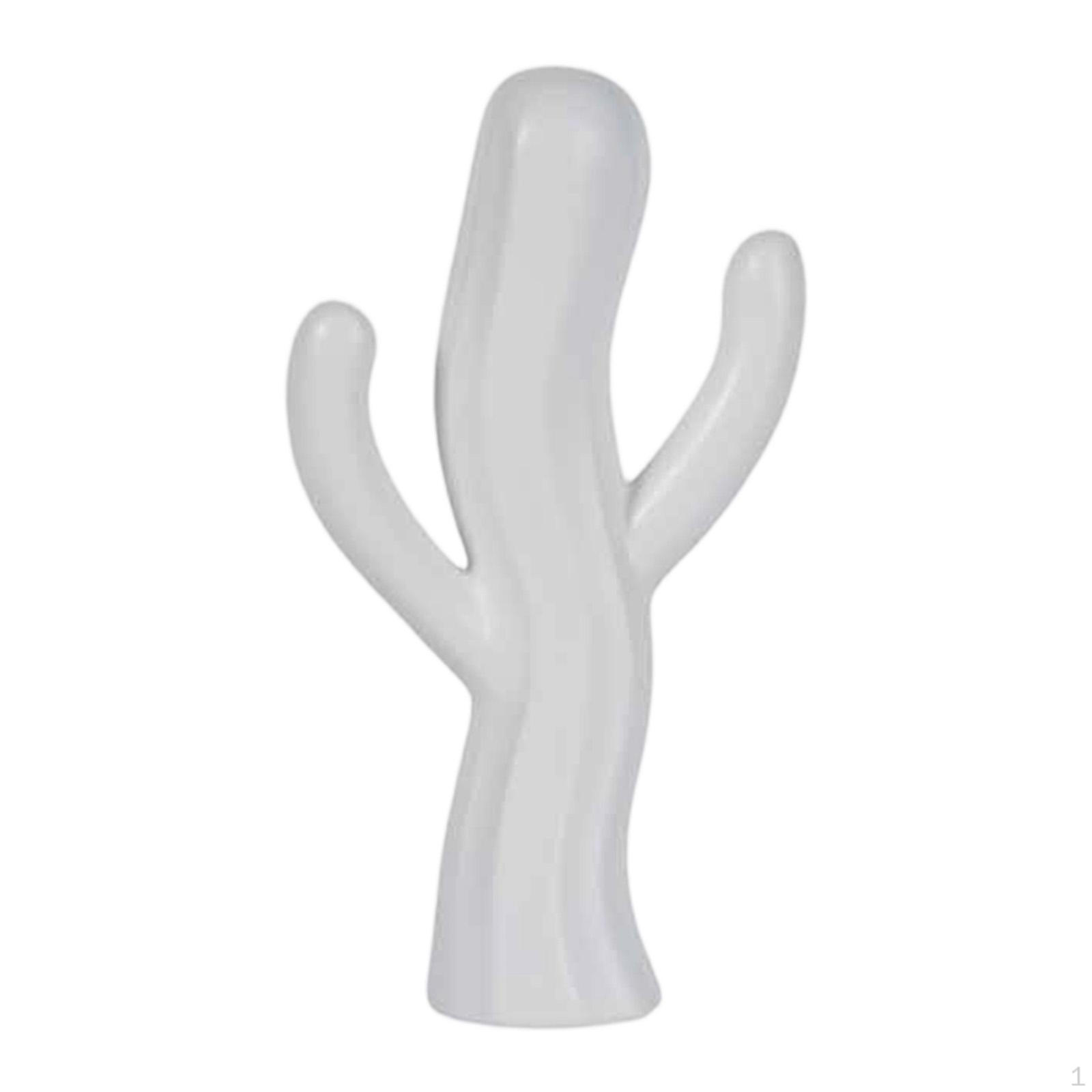 

Collection of Plant Figurines Made Resin, Home Accessories, Sculptures for Shelves, Cabinets, белый