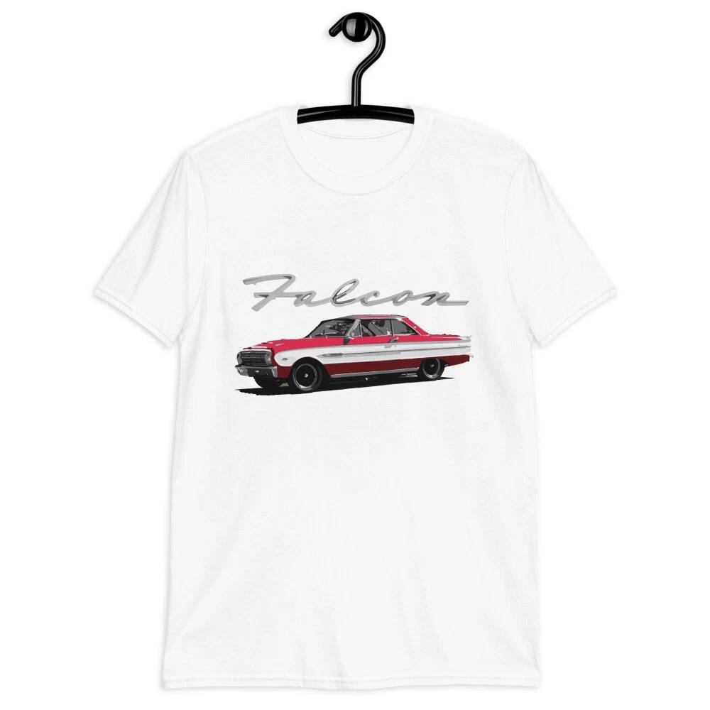

1963 Ford Falcon Antique Car Short-Sleeve Unisex 100% Cotton T-shirt Mens Tees Top S