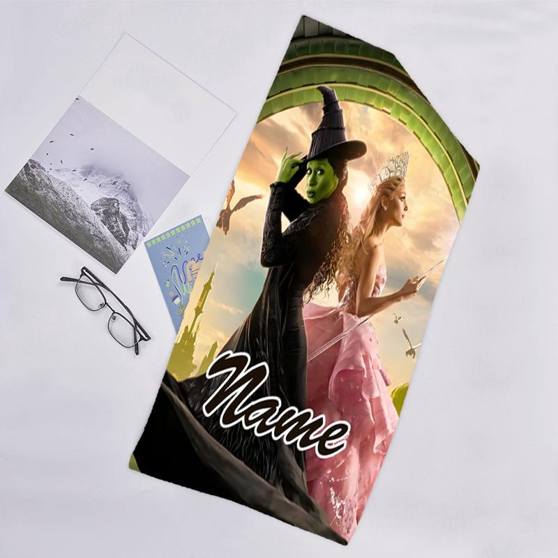 1pc The Wizard of Oz1 Beach Towel with Custom Name, Beach/Swimming/Bath/Picnic/Camping Towel, Suitable for Seaside Beaches
