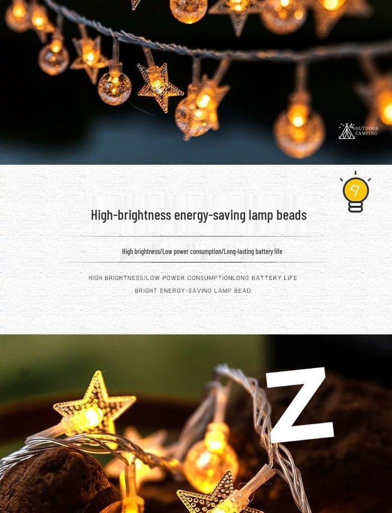 Outdoor Solar Bubble Ball Christmas Fairy String Lights for Patio and Garden