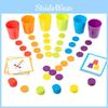 Cup Classification Color Overlapping Game Children Puzzle Toy For Skills Motor