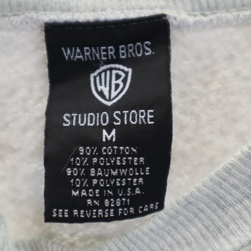 Warner Bros 90s Old USA Made Long Sleeve Double-sided Printing Sweat Men's Used