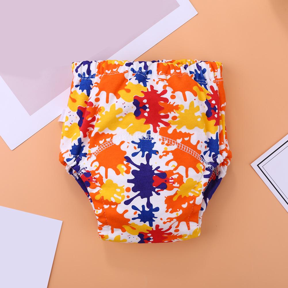 Baby Cotton Training Pants Panties Cloth Diapers Reusable Toolder Nappies Diaper Baby Underwear