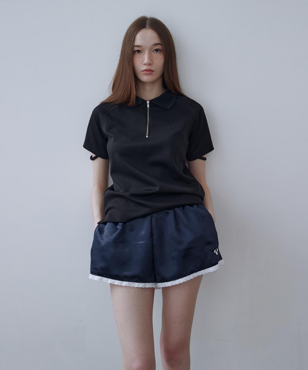 Twenty Forty 24T Logo Pique T-Shirt Black Black