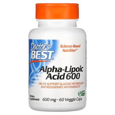 Ácido Alfa Lipoico 600, 600mg, 60 Cápsulas Vegetais