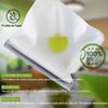20PCS Reusable Ziplock Bags Translucent Scrub PEVA Food Storage Bags for Kitchen Fridge